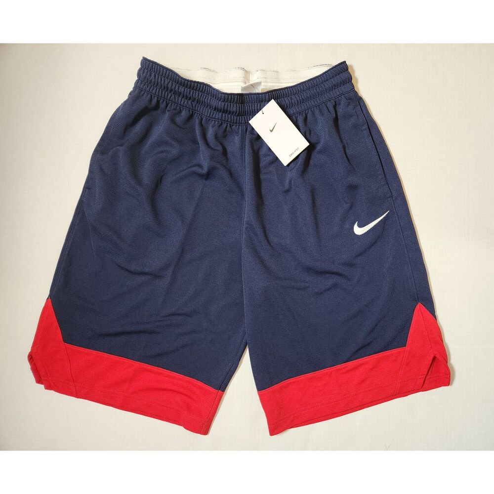 Nike Dri‑FIT Basketball Shorts Men’s Medium Blue Red NWT